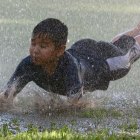 There was plenty of water to play in at National Night Out.